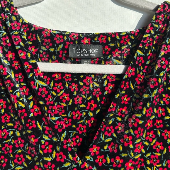 Topshop, velvet dress, size 8 - Picture 5 of 5